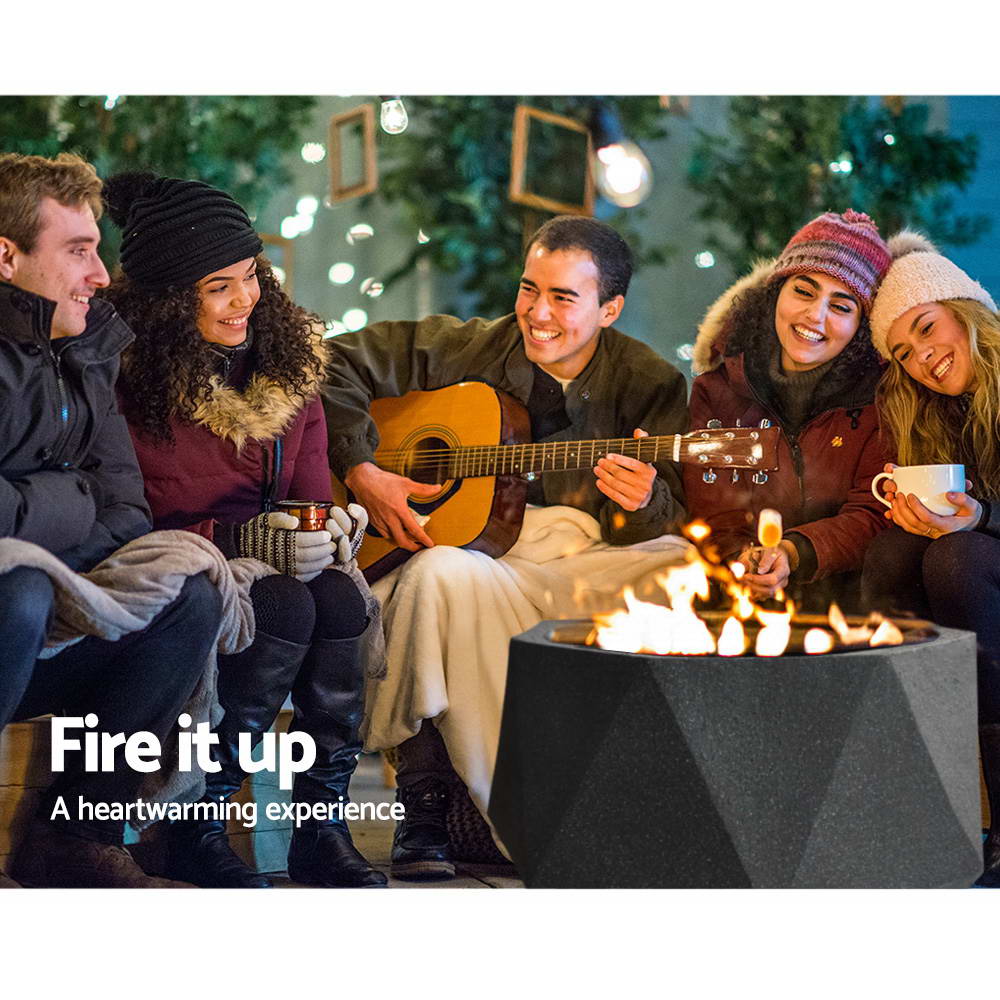 Grillz Outdoor Fire Pit Bowl