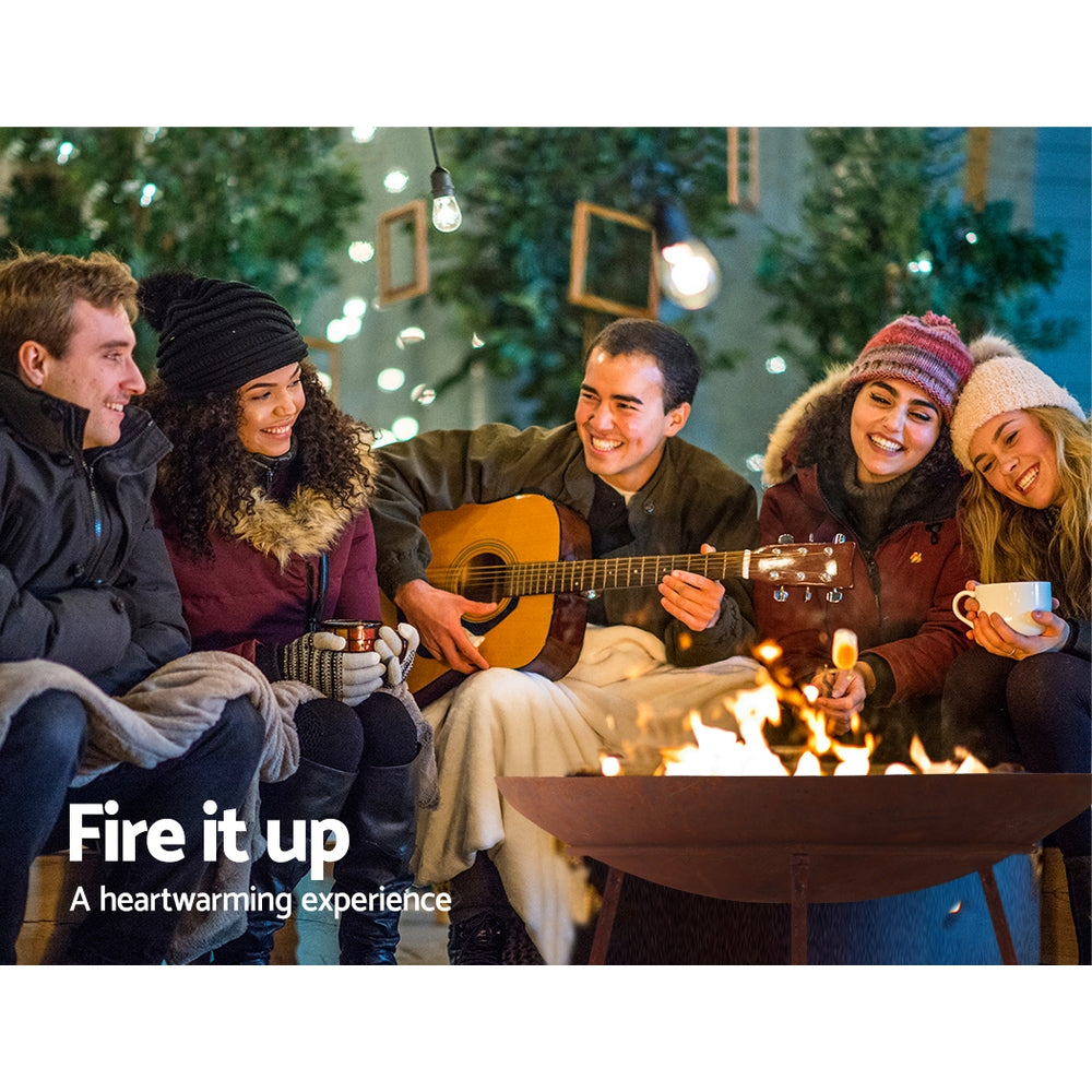 Grillz Rustic Fire Pit Heater 60CM