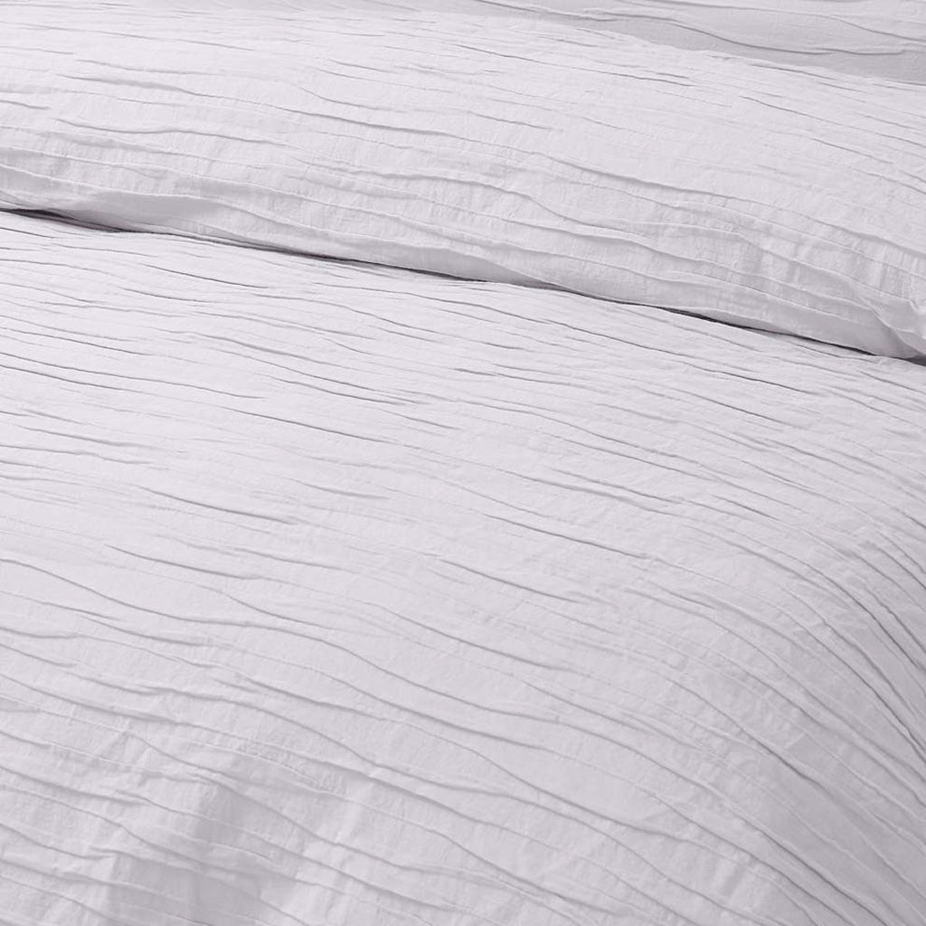 Vintage Design Homewares Malvern White Cotton Quilt Cover Set King